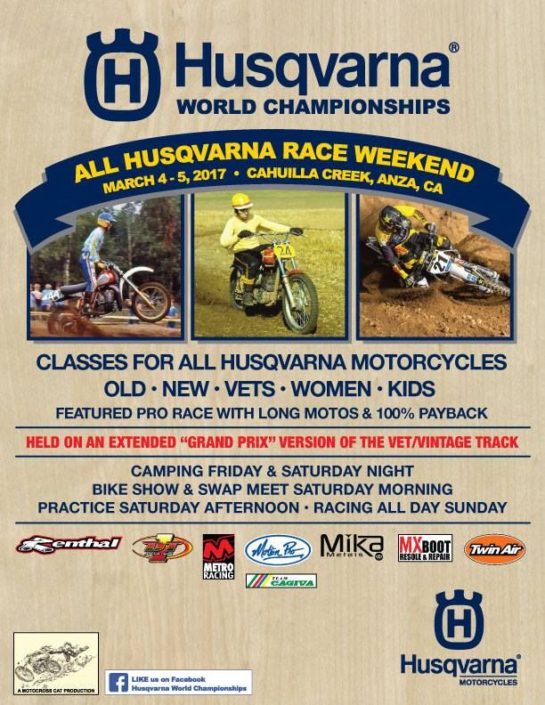 Husqvarna "World Championship" race So Cal 2017 Cafe Husky